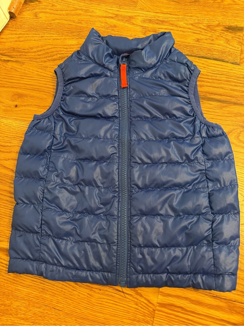 Primary Kids Lightweight Puffer Vest in Cobalt Blue Size 4-5 Years